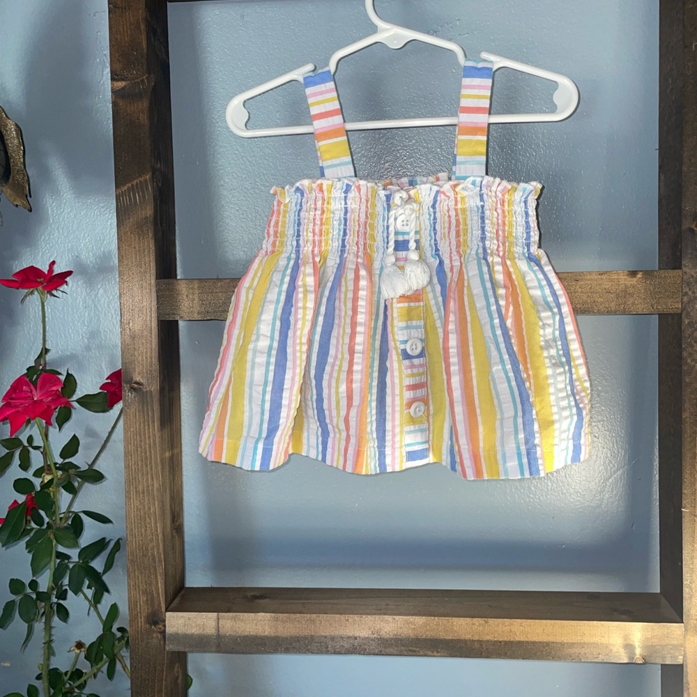 Bonnie Jean Striped Tank Size 3T